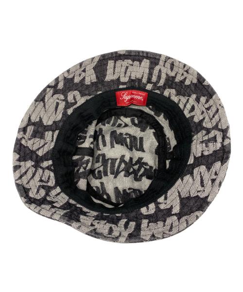 SUPREME（シュプリーム）SUPREME (シュプリーム) 22SS Fat Tip Jacquard Denim Crusher ブラックの古着・服飾アイテム