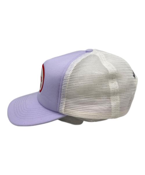 SUPREME（シュプリーム）Supreme (シュプリーム) Authorized Mesh Back 5-Panel キャップ パープル×ホワイトの古着・服飾アイテム