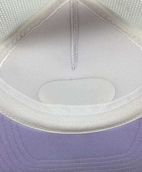 SUPREME（シュプリーム）Supreme (シュプリーム) Authorized Mesh Back 5-Panel キャップ パープル×ホワイトの古着・服飾アイテム