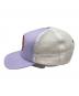 Supreme (シュプリーム) Authorized Mesh Back 5-Panel キャップ パープル×ホワイト：8000円