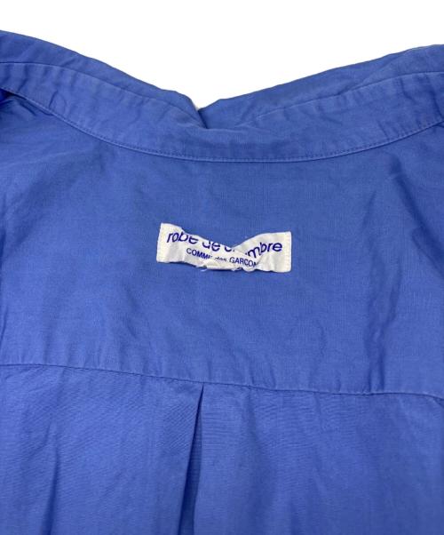 ROBE DE CHAMBRE COMME DES GARCONS（ローブドシャンブル コムデギャルソン）ROBE DE CHAMBRE COMME DES GARCONS (ローブドシャンブル コムデギャルソン) 半袖シャツ スカイブルー サイズ:Mの古着・服飾アイテム