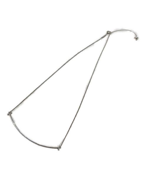 TIFFANY & Co.（ティファニー）TIFFANY & Co. (ティファニー) ラージ Tスマイルネックレス シルバーの古着・服飾アイテム