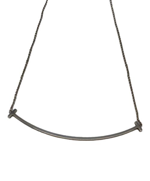 TIFFANY & Co.（ティファニー）TIFFANY & Co. (ティファニー) ラージ Tスマイルネックレス シルバーの古着・服飾アイテム
