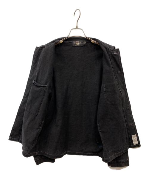 RRL（ダブルアールエル）RRL (ダブルアールエル) Cotton Jersey Chore Coat/チョアジャケ ブラック サイズ:ｓの古着・服飾アイテム