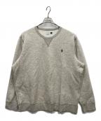 POLO RALPH LAURENポロ・ラルフローレン）の古着「クルーネックスウェット」｜グレー