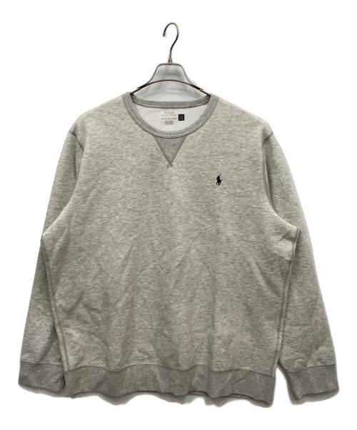 POLO RALPH LAUREN（ポロ・ラルフローレン）POLO RALPH LAUREN (ポロ・ラルフローレン) クルーネックスウェット グレー サイズ:XXLの古着・服飾アイテム