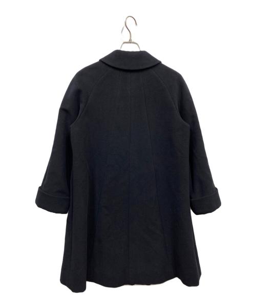 Burberry's（バーバリー）Burberry's (バーバリーズ) ウールステンカラーコート ブラック サイズ:7の古着・服飾アイテム