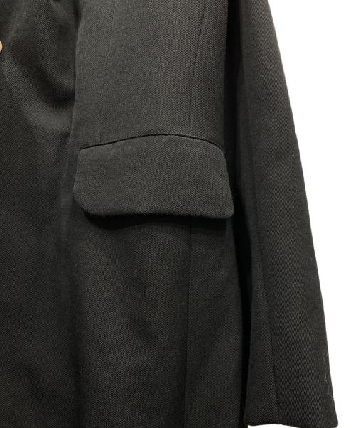 COMME des GARCONS HOMME PLUS（コムデギャルソンオムプリュス）COMME des GARCONS HOMME PLUS (コムデギャルソンオムプリュス) ウールボタンレスコート ブラック サイズ:Sの古着・服飾アイテム