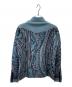 ETRO (エトロ) 総柄カシミヤタートルネックニット ブルー サイズ:40 未使用品：10000円