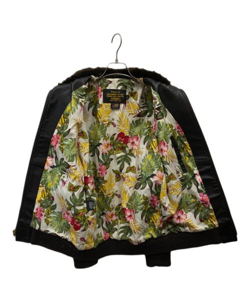 SUPREME（シュプリーム）SUPREME (シュプリーム) Schott (ショット) 12SS A-2 フライトレザージャケット ブラウン サイズ:Ｌの古着・服飾アイテム