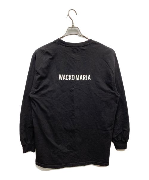 WACKO MARIA（ワコマリア）WACKO MARIA (ワコマリア) HIGHTIMES (ハイ・タイムズ) CREW NECK LONG SLEEVE T ブラック サイズ:Lの古着・服飾アイテム