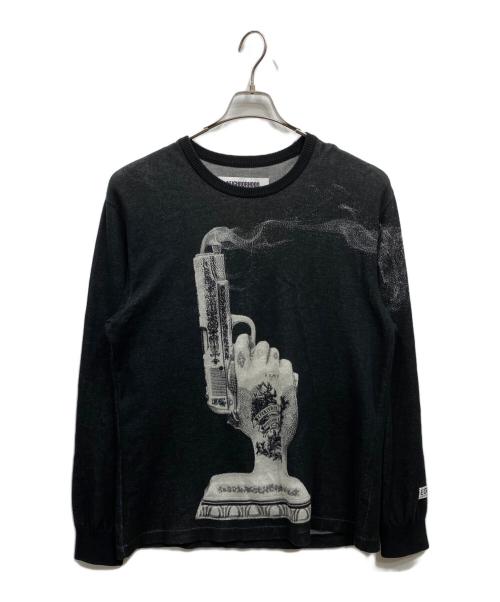 NEIGHBORHOOD（ネイバーフッド）NEIGHBORHOOD (ネイバーフッド) BOOZE COLT KNIT SWEATER ブラック サイズ:Mの古着・服飾アイテム