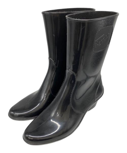 Salvatore Ferragamo（サルヴァトーレ フェラガモ）Salvatore Ferragamo (サルヴァトーレ フェラガモ) エナメルブーツ ブラック サイズ:8の古着・服飾アイテム