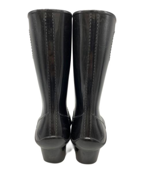 Salvatore Ferragamo（サルヴァトーレ フェラガモ）Salvatore Ferragamo (サルヴァトーレ フェラガモ) エナメルブーツ ブラック サイズ:8の古着・服飾アイテム