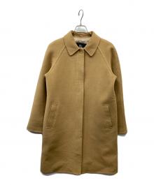 BURBERRY LONDON（バーバリーロンドン）の古着「ウールカシミヤ裏ノバチェックコート」｜ベージュ