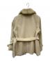 BURBERRY LONDON (バーバリーロンドン) アンゴラ混ファーコート ベージュ サイズ:46：16000円
