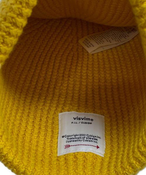 VISVIM（ビズビム）VISVIM (ビズビム) KNIT BEANIE イエロー サイズ:freeの古着・服飾アイテム