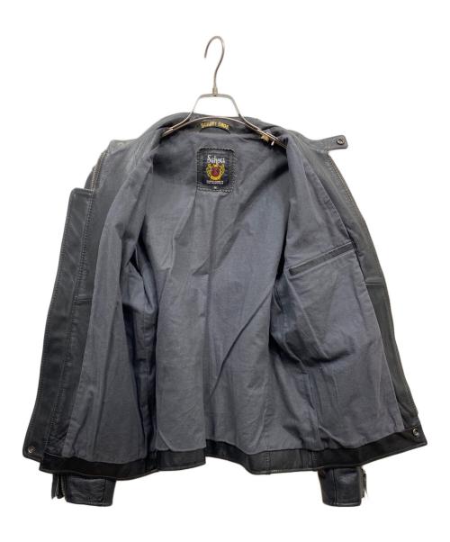 SCHOTT BROS.（ショット）SCHOTT BROS. (ショット) シングルライダースレザージャケット ブラック サイズ:Mの古着・服飾アイテム