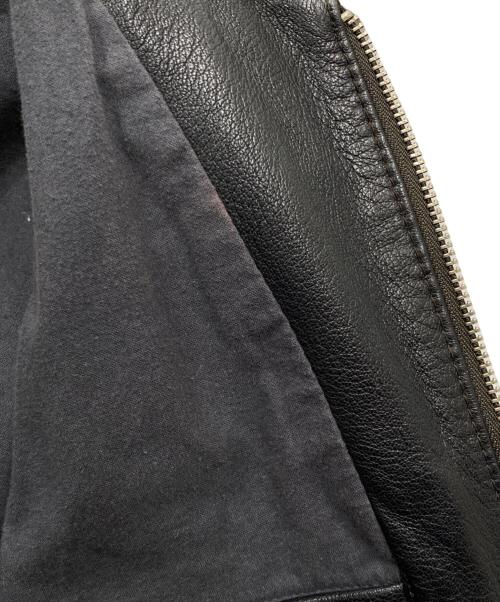 SCHOTT BROS.（ショット）SCHOTT BROS. (ショット) シングルライダースレザージャケット ブラック サイズ:Mの古着・服飾アイテム