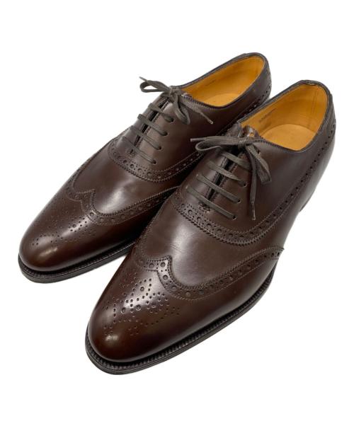 JOHN LOBB（ジョンロブ）JOHN LOBB (ジョンロブ) ウィングチップシューズ ブラウン サイズ:6Dの古着・服飾アイテム