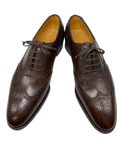 JOHN LOBB（ジョンロブ）JOHN LOBB (ジョンロブ) ウィングチップシューズ ブラウン サイズ:6Dの古着・服飾アイテム