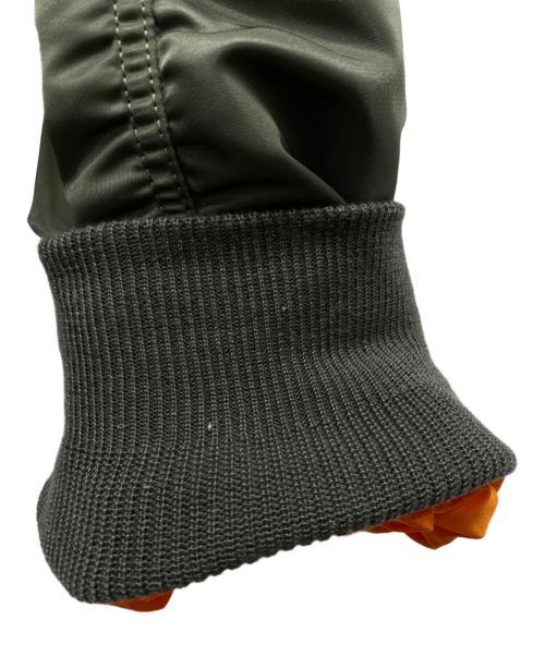 ALPHA（アルファ）ALPHA (アルファ) PEANUTS (ピーナッツ) ワッペン付き MA-1 ジャケット グリーン サイズ:Ｌの古着・服飾アイテム