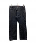 LOUIS VUITTONルイ ヴィトン）の古着「シルク混 デニムパンツ」｜インディゴ