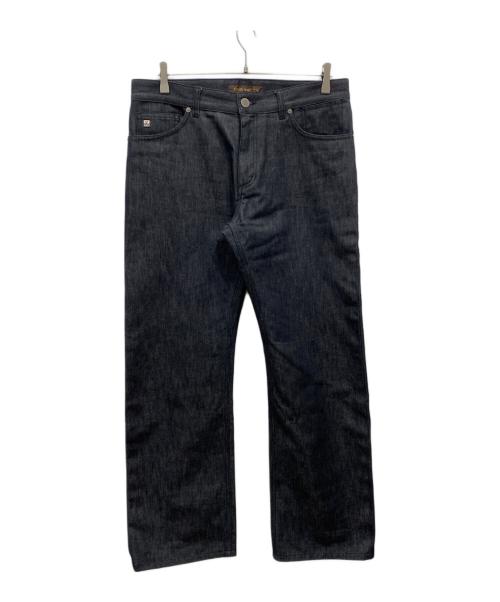 LOUIS VUITTON（ルイ ヴィトン）LOUIS VUITTON (ルイ ヴィトン) シルク混 デニムパンツ インディゴ サイズ:44の古着・服飾アイテム