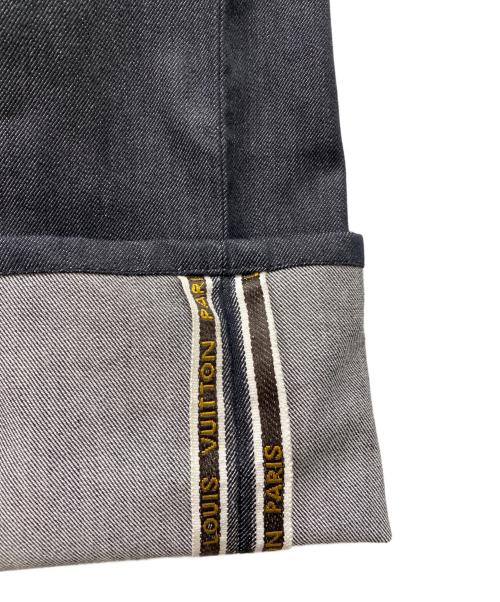 LOUIS VUITTON（ルイ ヴィトン）LOUIS VUITTON (ルイ ヴィトン) シルク混 デニムパンツ インディゴ サイズ:44の古着・服飾アイテム