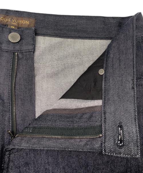 LOUIS VUITTON（ルイ ヴィトン）LOUIS VUITTON (ルイ ヴィトン) シルク混 デニムパンツ インディゴ サイズ:44の古着・服飾アイテム