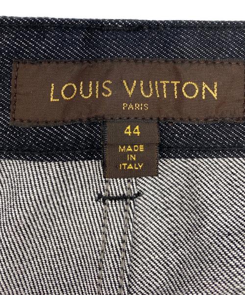LOUIS VUITTON（ルイ ヴィトン）LOUIS VUITTON (ルイ ヴィトン) シルク混 デニムパンツ インディゴ サイズ:44の古着・服飾アイテム
