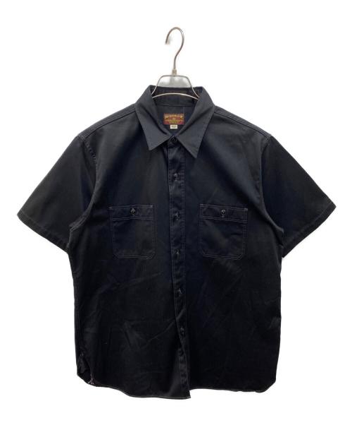 BUZZ RICKSON'S（バズリクソンズ）BUZZ RICKSON'S (バズリクソンズ) HERRINGBONE WORK SHIRT ブラック サイズ:Mの古着・服飾アイテム