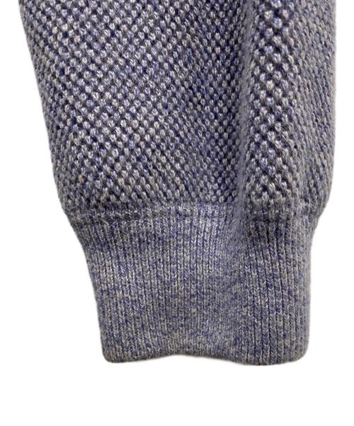 crepuscule（クレプスキュール）crepuscule (クレプスキュール) Moss Stitch V/N Cardigan パープル サイズ:1の古着・服飾アイテム