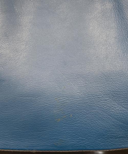 CELINE（セリーヌ）CELINE (セリーヌ) バイカラーホリゾンタルカバトートバッグ ブラック×ブルーの古着・服飾アイテム