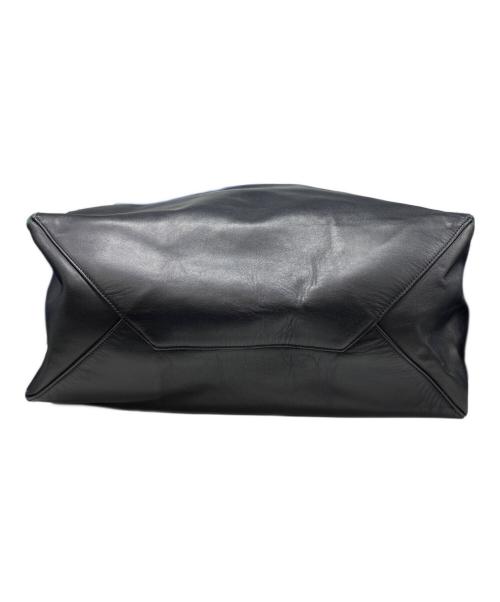 CELINE（セリーヌ）CELINE (セリーヌ) バイカラーホリゾンタルカバトートバッグ ブラック×ブルーの古着・服飾アイテム