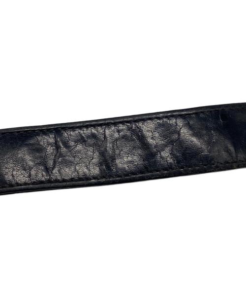 CHROME HEARTS（クロムハーツ）CHROME HEARTS (クロムハーツ) クロスボール 3ボタン ブレスレット ブラックの古着・服飾アイテム
