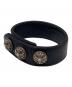 CHROME HEARTS（クロムハーツ）の古着「クロスボール 3ボタン ブレスレット」｜ブラック