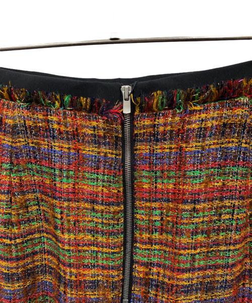 MACPHEE（マカフィー）MACPHEE (マカフィー) マルチスパーク Iラインスカート マルチカラー サイズ:36 未使用品の古着・服飾アイテム