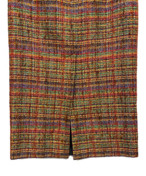 MACPHEE（マカフィー）MACPHEE (マカフィー) マルチスパーク Iラインスカート マルチカラー サイズ:36 未使用品の古着・服飾アイテム