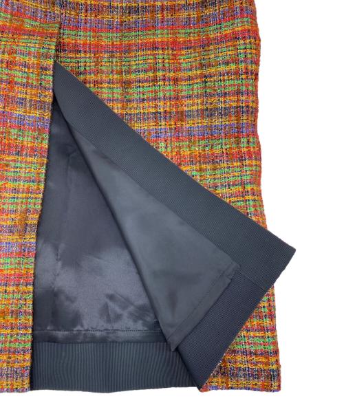 MACPHEE（マカフィー）MACPHEE (マカフィー) マルチスパーク Iラインスカート マルチカラー サイズ:36 未使用品の古着・服飾アイテム