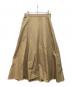 SHIPS（シップス）の古着「ダブルクロスボリュームスカート」｜ベージュ