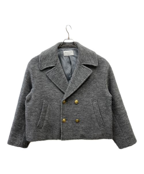 MACPHEE（マカフィー）MACPHEE (マカフィー) シープパイル ショートPコート グレー サイズ:36の古着・服飾アイテム