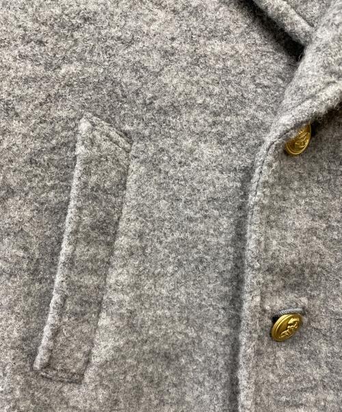 MACPHEE（マカフィー）MACPHEE (マカフィー) シープパイル ショートPコート グレー サイズ:36の古着・服飾アイテム