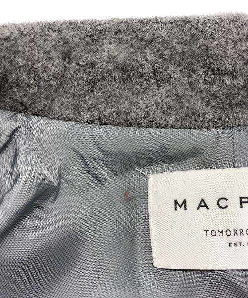 MACPHEE（マカフィー）MACPHEE (マカフィー) シープパイル ショートPコート グレー サイズ:36の古着・服飾アイテム