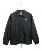 NEW BALANCEニューバランス）の古着「コーチジャケット」｜ブラック
