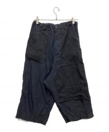 Y's（ワイズ）の古着「アシンメトリーパンツ」｜ブラック