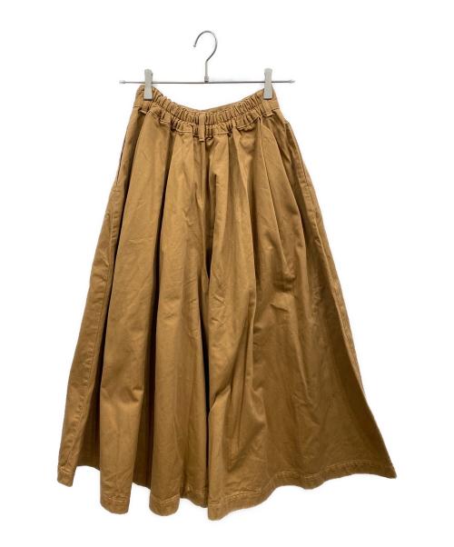 HARVESTY（ハーベスティー）HARVESTY (ハーベスティー) フレアスカート ベージュ サイズ:1の古着・服飾アイテム