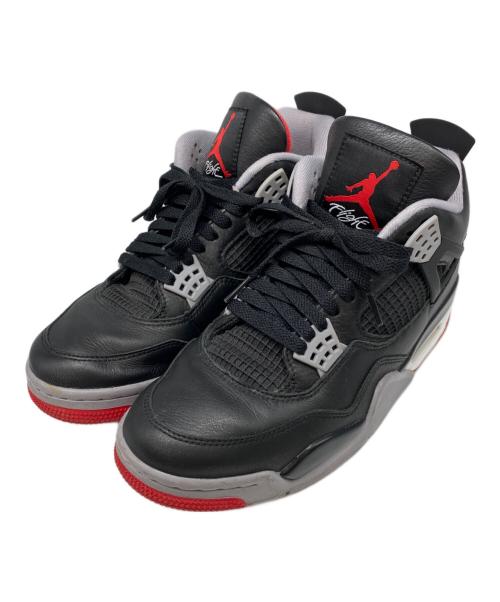 NIKE（ナイキ）NIKE (ナイキ) Air Jordan 4 Retro Bred Reimagined ブラック サイズ:27の古着・服飾アイテム
