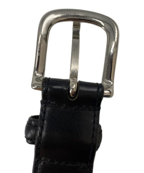 JOHN LAWRENCE SULLIVAN（ジョン ローレンス サリバン）JOHN LAWRENCE SULLIVAN (ジョン ローレンス サリバン) ナローベルト ブラックの古着・服飾アイテム