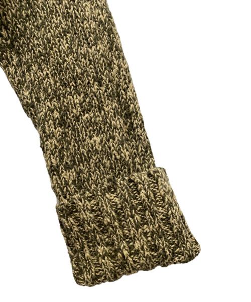 POLO RALPH LAUREN（ポロ・ラルフローレン）POLO RALPH LAUREN (ポロ・ラルフローレン) 厚手ニット カーキ サイズ:Mの古着・服飾アイテム